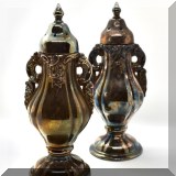 S12. Silverplate salt and pepper shakers. 